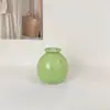 Estilo Ins Jarrón Redondo Pequeño Flores Secas Flores Artificiales Colorido Set de Botellas de Cerámica Decoración para Dormitorio Sala de Estar Mini Adornos Pequeños
