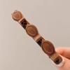Pinza para el cabello trenzada flocada para flequillo de la frente de mujer, pinza lateral, para cabello corto en período de transición, pinza para cabello suelto, pinza de pico de pato, accesorio para la cabeza