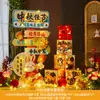 Decoração de cena para o Festival do Meio Outono Ornatos em placa KT para parede de fundo de evento escolar, de shopping, de loja, lanternas, pilares, adereços