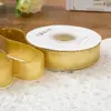 25 Metros de Fita de Glitter Brilhante Metálica de Lado Único para Embalagem de Caixa de Presente de Flores Laço DIY