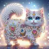 Al por mayor en stock pintura de diamantes 5D DIY bordado de diamantes redondos pintura decorativa para niños 15*15 nuevo estilo diamante irregular pintura pequeña