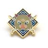 Alta calidad sin diferencia de color sin burbuja certificación de calidad pintura esmaltada coloración epoxi insignia de anime insignia insignia insignia