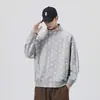 Sudadera de cuello redondo de moda, nueva colección primavera/otoño 2026, casual y holgada, diseño simple, moda masculina, estilo americano, camiseta fresca y elegante