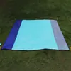 Esterilla de Playa Impermeable a Prueba de Arena para Acampar al Aire Libre, Banda de Pavimentación de Suelo con Almacenamiento, Esterilla Portátil para Picnic en la Costa para Viajes, Ligera y Duradera