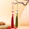 Novo Nó Chinês Estilo Chinês Pingente de Borla Tibetana Acessórios DIY para saia de rosto de cavalo, Cheongsam estilo chinês, Decoração pendente de borla Hanfu