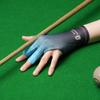 Guantes de Billar Profesionales de Tres Dedos para la Mano Izquierda para Hombre Guantes de Billar Profesionales Transpirables de Seda de Hielo para Mujer Medio Dedo de Alta Apariencia