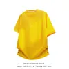 Camiseta de Manga Corta para Hombre 2026 Nueva Original Cuello Redondo Holgada Camiseta con Abertura Top de Verano de Media Manga para Hombre