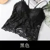 Popular body feminino francês com decote V de renda, costas bonitas, camisola removível