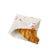Bolsa para Hotcakes, Triangular a Prueba de Aceite con Doble Apertura, Bolsa de Papel Especial para Hotcakes Integrales con Frutas, Bolsa de Empaque de Alimentos, Bolsa para Hotcakes Rellenos de Huevo