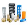 Válvula Solenoide Neumática Silenciador de Plástico Psl3/8 Pagoda Completamente de Cobre Bsl1 Cabeza Plana Psv1/4 Silenciador Acelerador