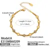 Misterio y Elegancia: Pulsera de Cuentas Estrella de Zircón 5A de Lujo Ligero Europeo y Americano, Acero Inoxidable Oro Real de 18K Joyería de Gama Alta para Mujeres