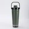 Taza Térmica de Acero Inoxidable 304 Transfronteriza, Vaso Mezclador Portátil de Gran Capacidad para Fitness, Taza de Agua Deportiva Portátil para Exteriores