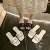 Chanclas de playa de estilo nacional con estampado para talla grande de comercio exterior, moda 2025, chanclas de una tira, resistentes al desgaste para exteriores