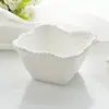 Plato de Cerámica Estilo Europeo con Perlas y Artesanía, Adecuado para Hoteles, Clubes y Uso Doméstico, Té de la Tarde y Platos Gourmet, con Pequeñas Imperfecciones en la Presentación