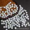 Cuentas de Jade Calabaza Grado A, Cuentas Sueltas Pequeñas Flor de Ciruelo, Cuentas Espaciadoras para Manualidades al por Mayor, Cuentas Sueltas de Jade Natural, Tipo Hielo Grado A