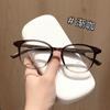Nuevo marco de gafas retro de carey TR90 liso rojo de Internet al por mayor para hombre y mujer marco de gafas de alta gama se puede equiparar con graduación