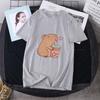 Venta al por Mayor Transfronteriza 2025 Nueva Camiseta de Manga Corta Estampada de Cuello Redondo Tendencia de Moda para Mujer Tops Casuales Sueltos Versátiles para Mujer