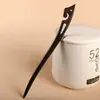 Mercadorias genuínas Pente de ébano pente de alto padrão diy estilo antigo acessórios de cabelo com balanço passo Pente de madeira novo estilo chinês adorno de cabeça feminino