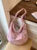 Bolsa de Ombro Feminina de Verão Grande Capacidade Casual sob o Braço com Toque de Luxo, Estilo Coreano Ins para o Dia a Dia