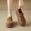 Zapatos Birkenstock de suela gruesa ZHR para mujer, nuevo modelo otoño 2026, versátiles para el uso diario, estilo retro moderno, zapatos casuales cómodos