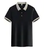 Camisa Polo com Lapela de Cor Contrastante Camiseta Camisa Publicitária Personalizada Macacão Impressão de LOGO Camisa Cultural Corporativa Masculina e Feminina Manga Curta