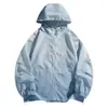 Ropa Nueva de Verano con Capucha para Protección Solar para Hombres y Mujeres, Ropa Suelta de Color Degradado para Parejas, Ropa de Protección Solar para Montañismo al Aire Libre