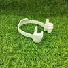 Soporte de plástico para teléfono móvil con pulgar cruzado, soporte de escritorio de dibujos animados lindo para teléfono móvil, regalo promocional para persona perezosa que ve series