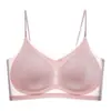 Sujetador de Espalda Bonita Nuevo Estilo Ultra Delgado de Verano para Mujer, Sujetador sin Costuras Push-Up para Pecho Pequeño, Sujetador Deportivo Bandeau Reductor para Pecho Grande para Mujer
