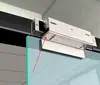 Braçadeira em U com Trava Magnética de 280kg Suporte em U com Trava Magnética de 280kg Braçadeira em U para Porta de 180kg Braçadeira para Porta de Vidro