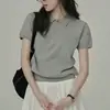 Camisa Polo Retrô de Verão com Manga Curta, Tricô Clássico 2.0 2026, Intelectual Artística