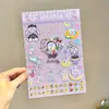 Lindas Pegatinas para Uñas Sanrio para Niños, Pegatinas de Uñas Desgastables, Parches para Uñas de Kuromi, Juguetes de Dibujos Animados para Niños
