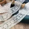 4,5cm Renda Guipir Branca Exquisita com Bordado Vazado para Acessórios de Cabelo, Bolsas, Chapéus, Roupas Materiais de Patchwork DIY