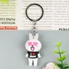 Chaveiro Cartoon Pvc Estéreo Borracha Macia Pingente Chave de Carro Silicone 3D Pingente Lembrança Escolar Atacado