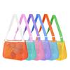 Nueva bolsa de juguetes para niños, bolsa de almacenamiento de conchas, bolsa de playa de viaje, bolsa de playa con perspectiva hueca, bolso de hombro
