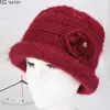 Nuevo sombrero de invierno para mediana edad y ancianos, sombrero de invierno para mujer, sombrero de lana, sombrero de esposa, sombrero de señora mayor, sombrero de algodón cálido a prueba de frío