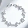 Pulseira Estrela de Quatro Pontas Simples de Alto Padrão Estilo Meio do Século, Luxo Leve, Versátil, Design de Nicho Exquisito, Pulseira da Moda para o Dia a Dia com Temperamento