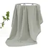 Manta Envolvente de Algodón de Bambú para Bebé Capa Única/Doble Gasa Color Sólido Manta Infantil Toalla de Baño Manta Envolvente Anti-Sobresalto Comercio Exterior