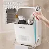 Caja de almacenamiento de palillos montada en la pared, soporte para palillos con drenaje y protección contra moho, jaula de palillos montada en la pared, estante de almacenamiento para cucharas y palillos