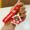 Chaveiro de Natal Novo Desenho Animado Transfronteiriço Pingente de Bolsa Exquisito Papai Noel Chaveiro de Carro Pequeno Presente
