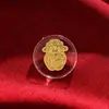 Oro Puro 999 Pegatina de Oro para Teléfono Princesa Por Favor Hazte Rica Lámina de Oro de 2mg Pegatina para Funda de Teléfono Regalo Promocional Personalizado al por Mayor