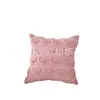 Funda de almohada de felpa acolchada para el día de San Valentín, amor, rosa romántico, cojín de almohada, cojín lumbar, venta al por mayor