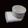 Cotovelo inferior plano redondo de PVC 110 75 50 diâmetro reduzindo plano redondo cotovelo plano de água inferior deslocamento ralo de chão de vaso sanitário alongamento
