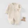 Mameluco para bebé, estilo cálido de otoño e invierno, mameluco térmico de tres capas, ropa de otoño para recién nacidos, adecuado tanto para niños como para niñas, ropa de exterior para bebés