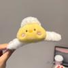 Bonito cartoon urso pelúcia grampo de cabelo feminino de volta cabeça updo clipe grande tubarão clipe de cabelo volume múltiplo hairpin cocar