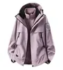 Forro de forro polar compuesto Olyron de grafeno, cremallera impermeable, insignia intercambiable, chaqueta con capucha tres en uno