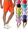 Transfronterizo 2024 moda masculina comercio exterior pantalones casuales color liso pantalones de playa shorts deportivos para fitness de hombre diez colores