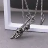 Collares para Hombre Estilo Urbano, Colgantes Personalizados de Celebridades de Internet, Cadenas Largas para Suéteres, Joyería de Acero Inoxidable Fábrica al por Mayor