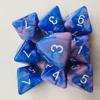 Un juego de 10 piezas de dados de ocho caras de dos colores de múltiples caras para juego de mesa de rol, juego de dados digitales de 8 caras, juego de dados