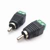 Conector de Terminal Macho RCA Verde para Cabeza de Video AV Tipo Flor de Loto Accesorios de Monitoreo AV Conector de Bornera