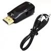 Conversor HDMI Macho para VGA Fêmea Hd Fêmea para Adaptador para Monitor Projetor TV com Áudio